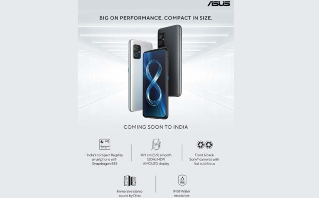 Asus Zenfone 8 Compact flagship will be coming in India Very soon