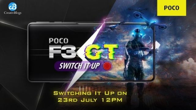 POCO F3 GT coming to India on 23rd July listed on Flipkart