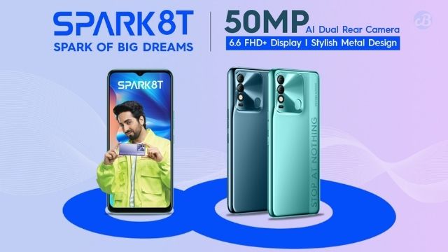 Tecno Spark 8T debuts in India with MediaTek Helio G35 SoC, Dual rear camera setup: Specs, features and price
