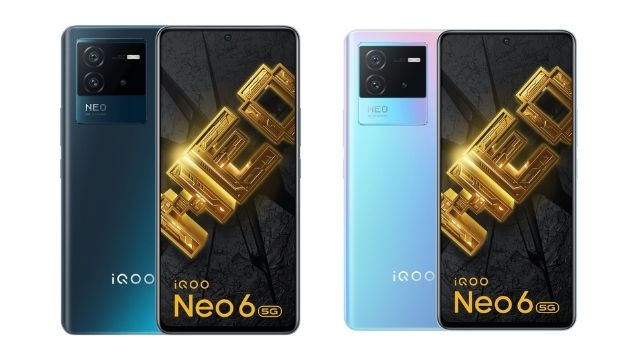 iQOO Neo 6 with SD 870, 80W flash charge Launched in India