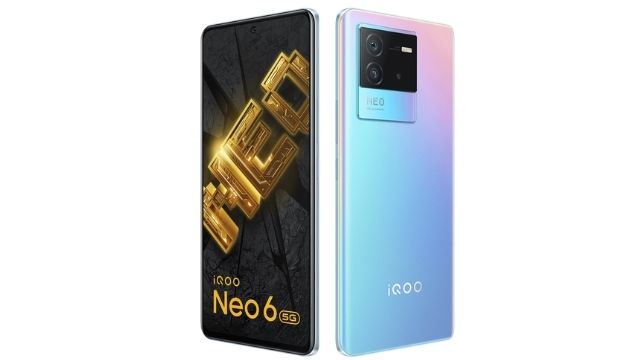 iQOO Neo 6 with SD 870, 80W flash charge Launched in India
