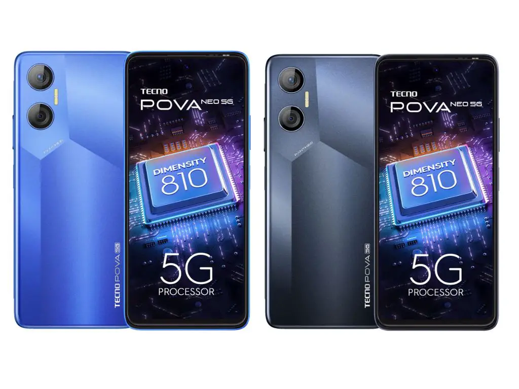 Tecno Pova Neo latest budget range 5G smartphone by Tecno