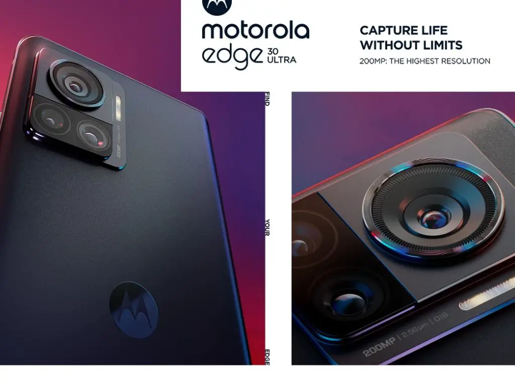 Motorola unveils Moto Edge 30 Ultra World's First 200MP Camera Smartphone
