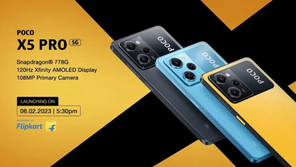 POCO X5 Pro is launching on Feb 6 in India