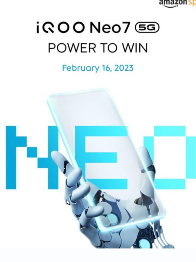 iQOO officially confirmed that iQOO NEO 7 will launch on 16th Feb 2023 in India