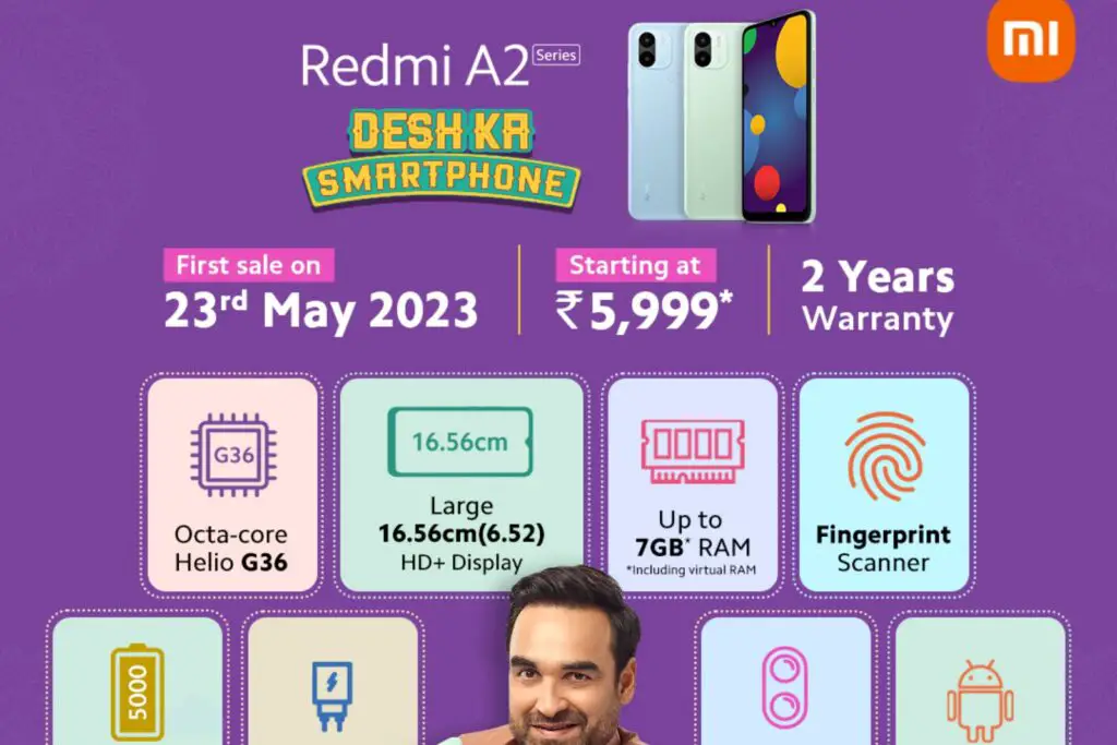 Redmi A2 and Redmi A2+ latest entry-level smartphones launched in India