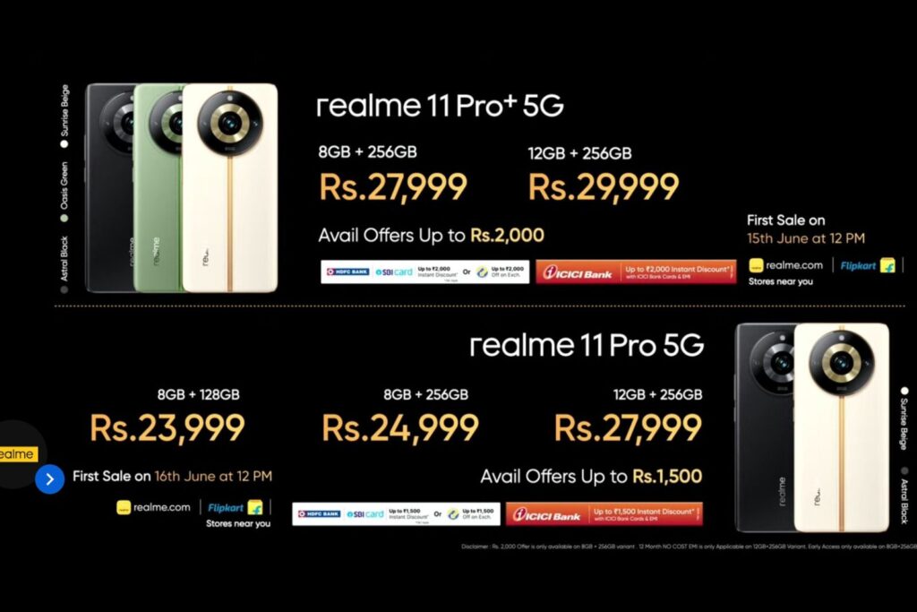 Realme 11 Pro and Realme 11 Pro+ goes official for Rs 23,999